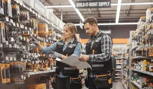 Relewise - two b2b shoppers in a hardware store