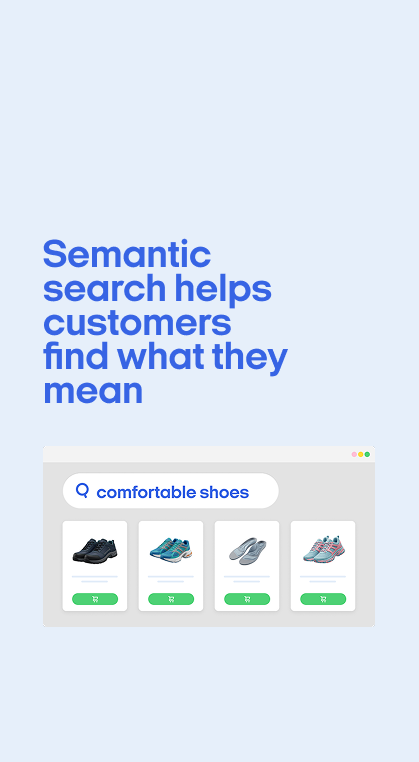 semantic search header